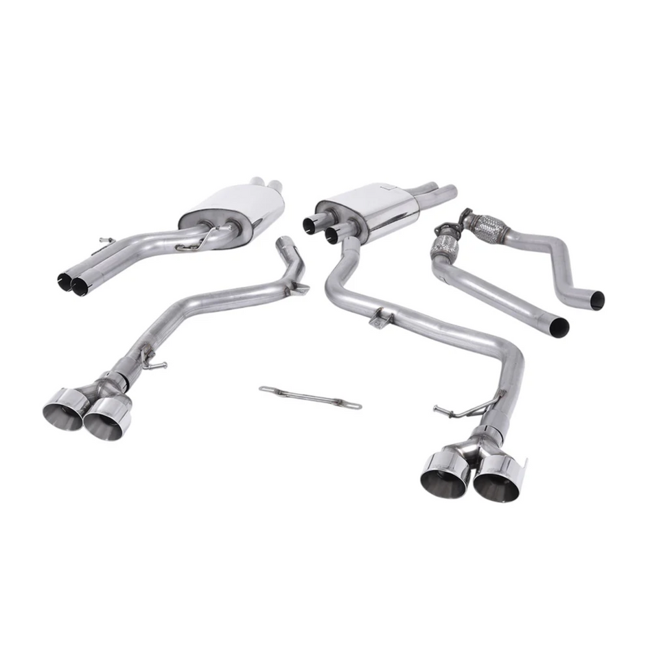Milltek Cat Back Exhaust - Audi S4 B8.5 3.0 Supercharged V6 2012-2016 (ECE approved)