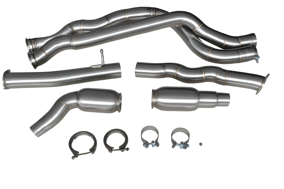 QT Equal Length Midpipe - BMW F87 M2 Competition S55